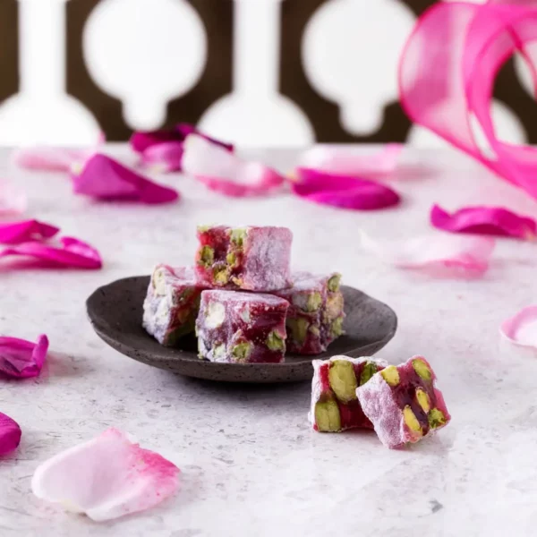 Hafez Mustafa Turkish delight with pistachio and rose - 1 kilo