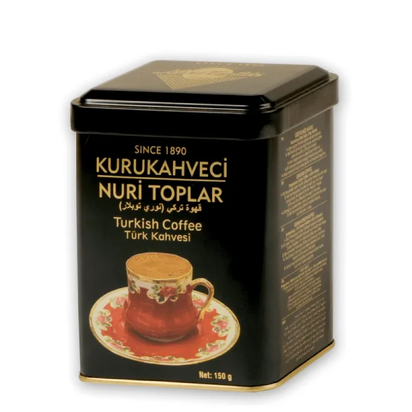 علبة قهوة تركية من نوري توبلار بحجم 150 غرام