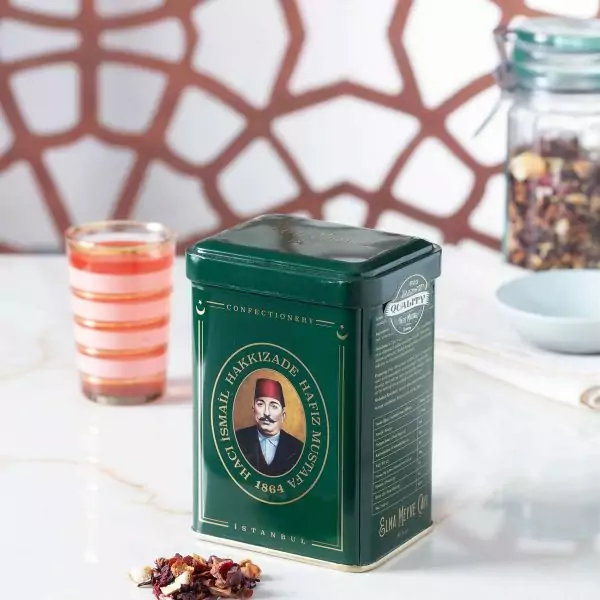 Turkish tea with apples, Hafez Mustafa, 75 grams. Express delivery to all countries of the world from Bashasaray