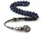 Kazaz rosary for men, silver and lapis lazuli Fast worldwide delivery to your doorstep.