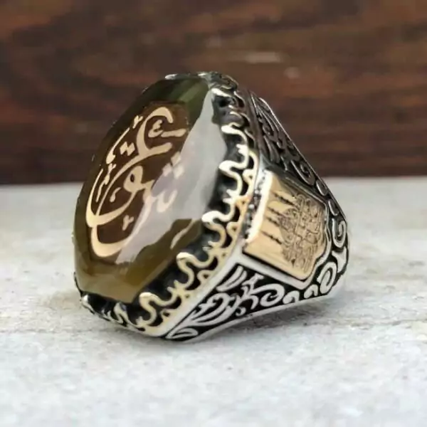 Pictures of men's silver rings