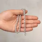 925 silver openwork rosary