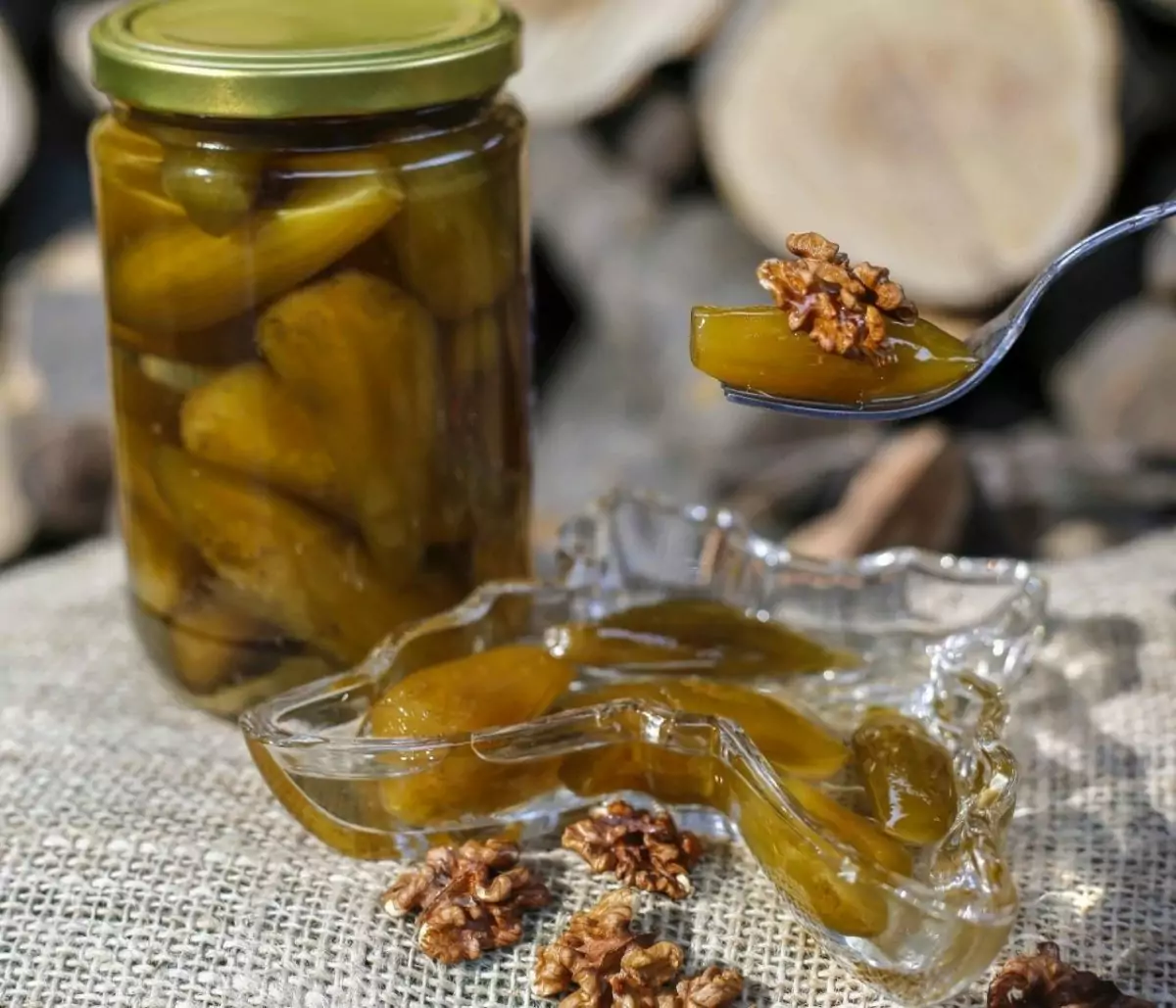 Handmade Turkish eggplant jam from Nazlikoy